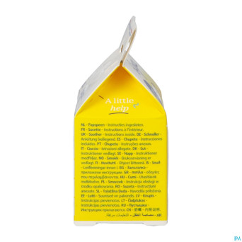 Difrax sucette natural 20m+ stone stains