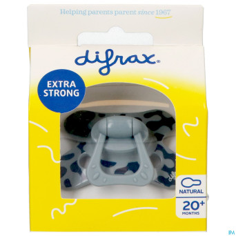 Difrax sucette natural 20m+ stone stains