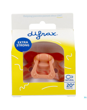 Difrax sucette natural 20m+ peachy leafs