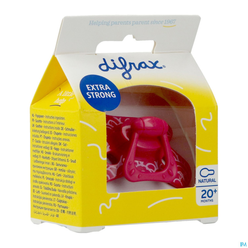 Difrax sucette natural 20m+ dahlia arches