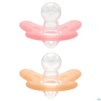 Difrax sucette natural silicone 6-12m assorti