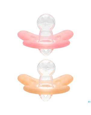 Difrax sucette natural silicone 6-12m assorti