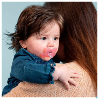 Difrax sucette natural silicone 6-12m assorti