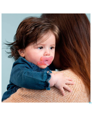 Difrax sucette natural silicone 6-12m assorti