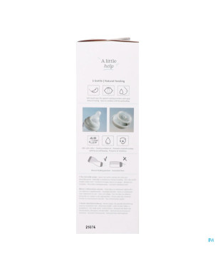 Difrax biberon-s natural tendance assorti 250ml