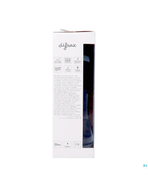 Difrax biberon-s natural tendance assorti 250ml