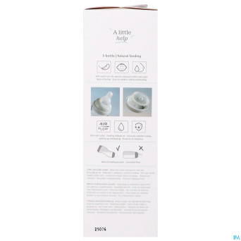 Difrax biberon-s natural tendance assorti 250ml