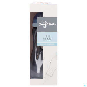 Difrax biberon poignee stone 240ml