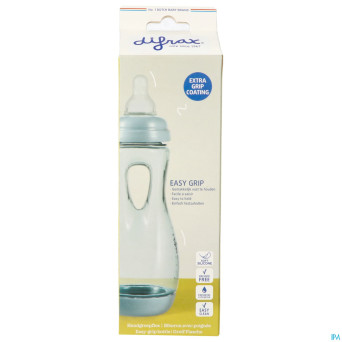 Difrax biberon poignee sage 240ml