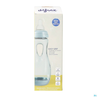 Difrax biberon poignee raspberry 240ml