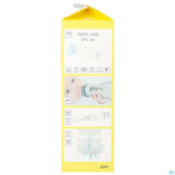 Difrax biberon poignee raspberry 240ml