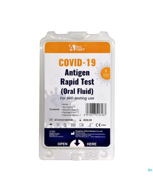 Alltest covid-19 a/gen test rap.oral fl.  1 o'life