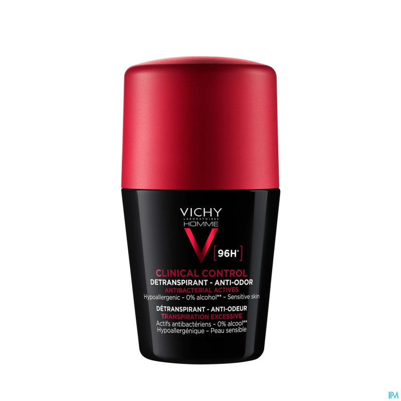 Vichy homme deo roll clinical control 96h    50ml