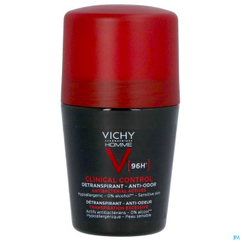Vichy homme deo roll clinical control 96h    50ml