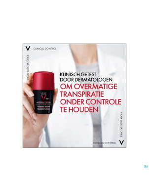 Vichy homme deo roll clinical control 96h    50ml