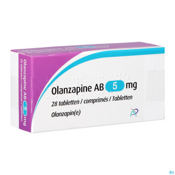 Olanzapine ab  5,0mg comp 28