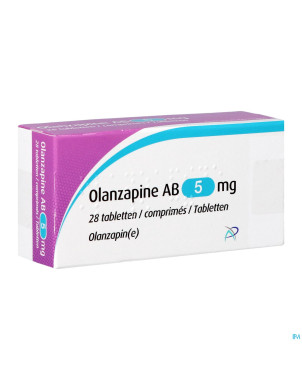 Olanzapine ab  5,0mg comp 28