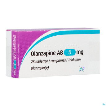 Olanzapine ab  5,0mg comp 28