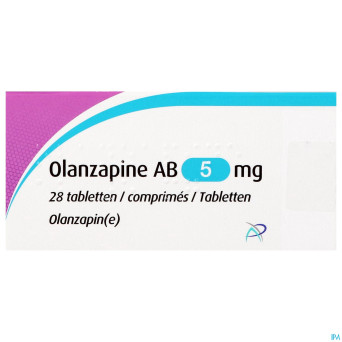 Olanzapine ab  5,0mg comp 28