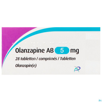 Olanzapine ab  5,0mg comp 28