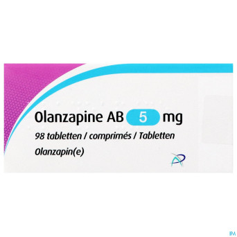 Olanzapine ab  5,0mg comp 98