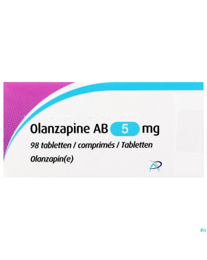 Olanzapine ab  5,0mg comp 98