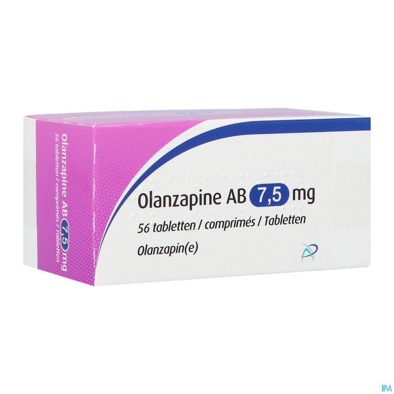 Olanzapine ab  7,5mg comp 56