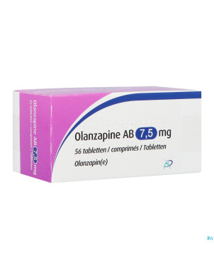 Olanzapine ab  7,5mg comp 56