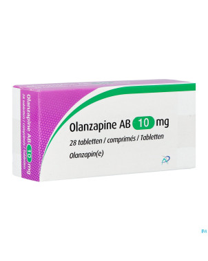 Olanzapine ab 10,0mg comp 28