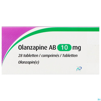 Olanzapine ab 10,0mg comp 28