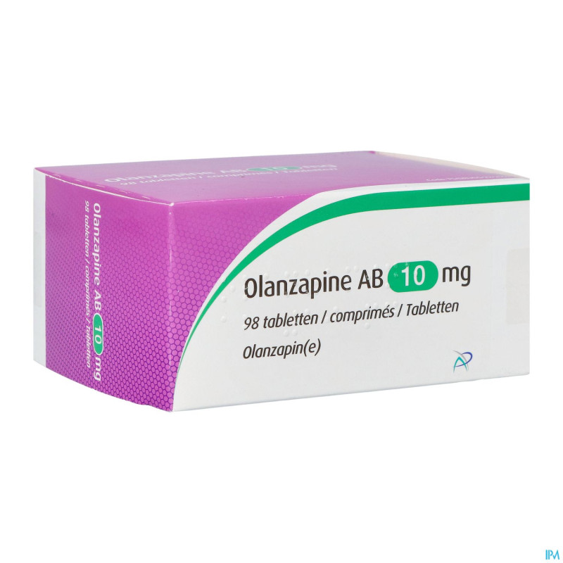 Olanzapine ab 10,0mg comp 98