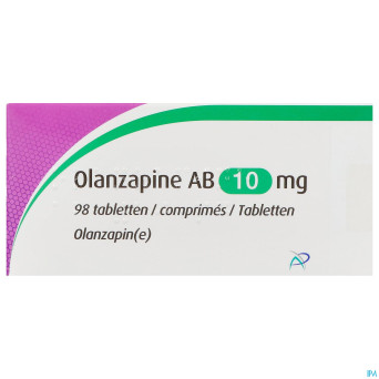 Olanzapine ab 10,0mg comp 98