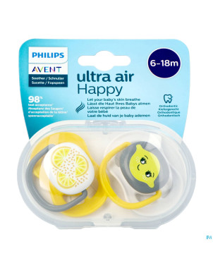 Philips avent sucette +6m air lemon  2