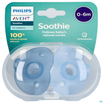 Philips avent sucette +0m soothie mix  2