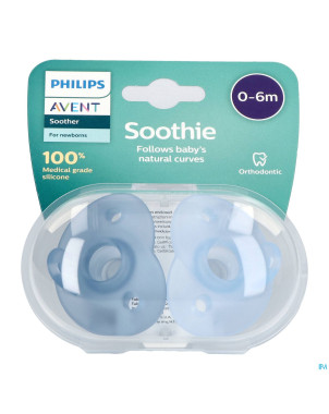 Philips avent sucette +0m soothie boy  2