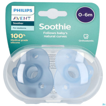 Philips avent sucette +0m soothie boy  2