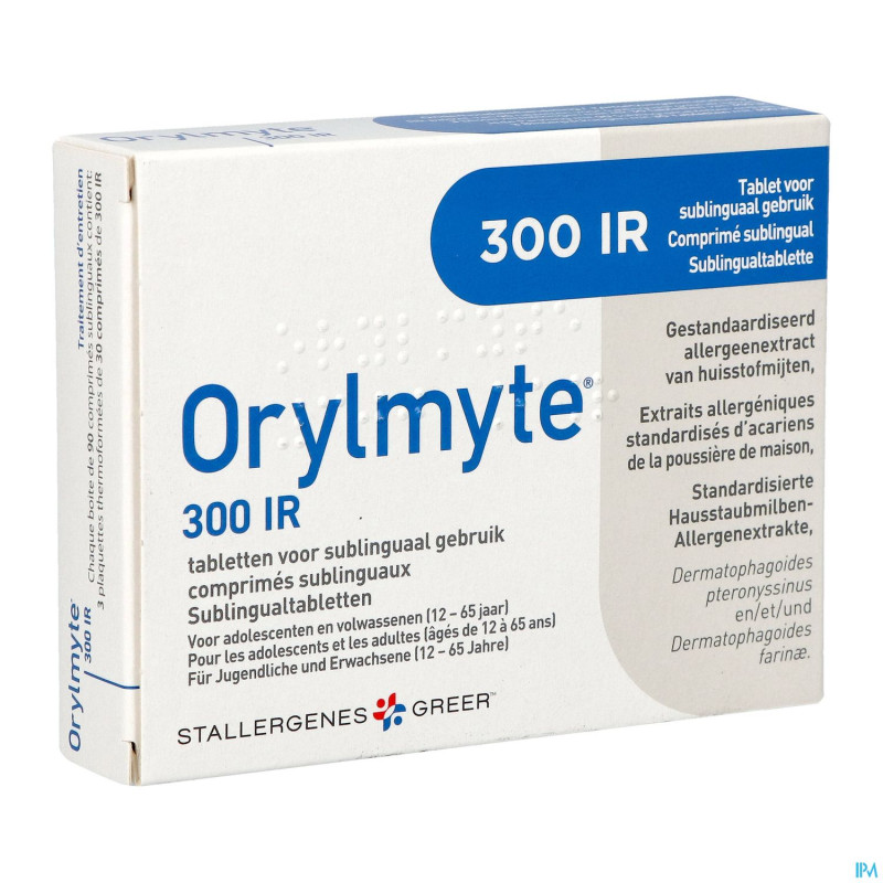 Orylmyte 300ir comp sublinguaux 90