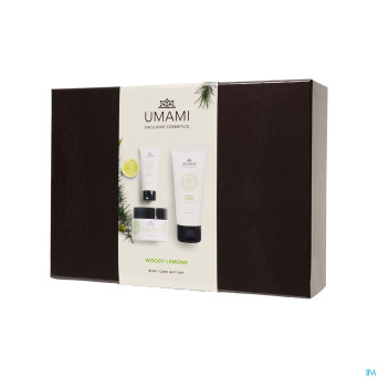Umami woody lemons giftset body 200ml
