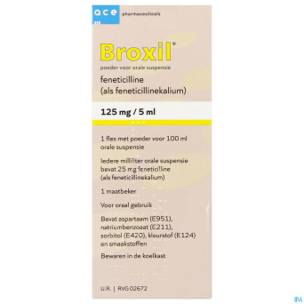 Broxil 125mg/5ml    pdr susp 100ml