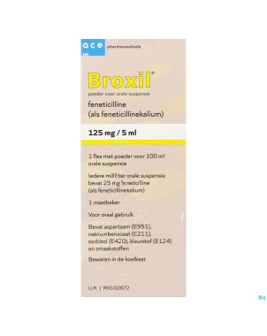 Broxil 125mg/5ml    pdr susp 100ml