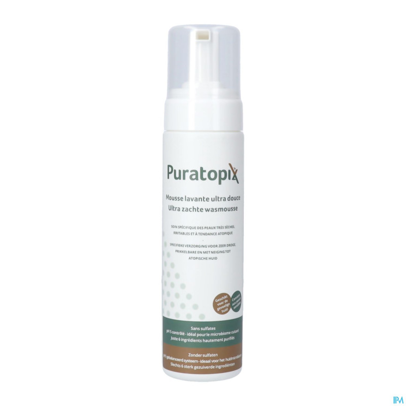 Puratopix mousse lavante ultra douce    200ml