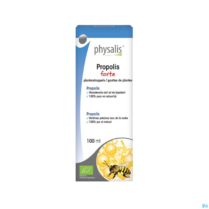 Physalis propolis forte bio gouttes plantes  100ml