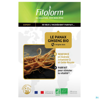 Panax ginseng bio   amp 20 fitoform