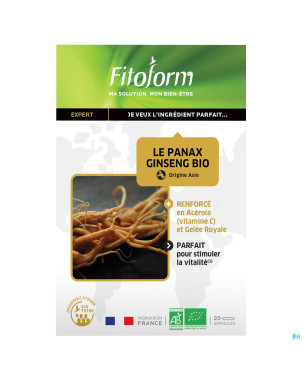 Panax ginseng bio   amp 20 fitoform