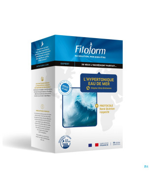 Hypertonique eau mer amp 30 fitoform