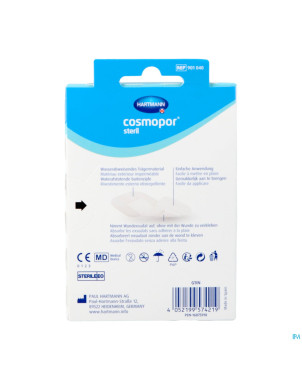 Cosmopor sterile selfcare 7,2x5cm 5