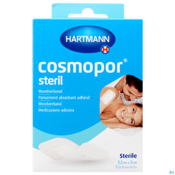 Cosmopor sterile selfcare 7,2x5cm 5