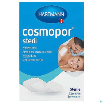 Cosmopor sterile selfcare 7,2x5cm 5