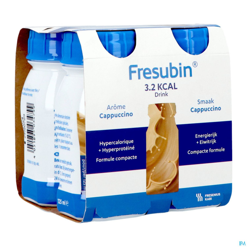 Fresubin 3.2 kcal drink cappucino 4x125ml