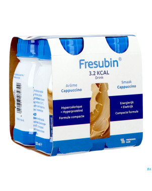 Fresubin 3.2 kcal drink cappucino 4x125ml